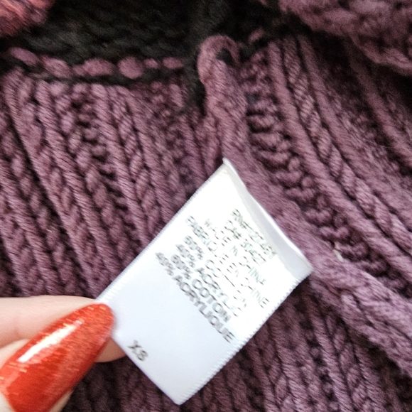 Wildfox Size XS barb knit sweater block waist tie cardigan white Free Shipping - Picture 6 of 8